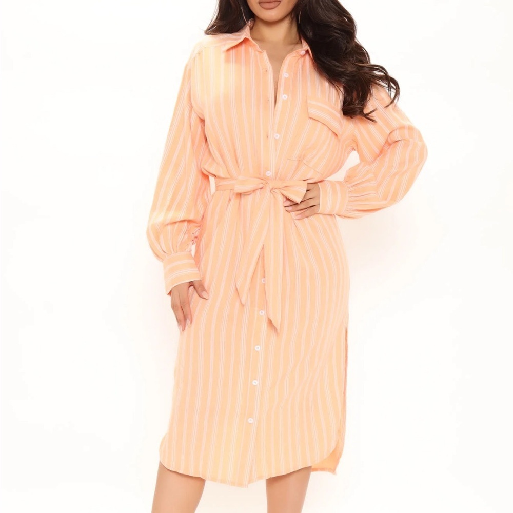 Fashion Nova Spring Picnics Shirt Dress